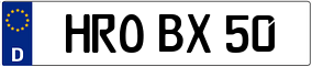 Truck License Plate